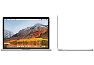 APPLE MacBook Pro mit Touch Bar und deutscher Tastatur, Notebook mit 13,3 Zoll Display, Intel® Core™ i7 Prozessor, 16 GB RAM, 512 GB SSD, Iris Plus Graphics 650, Silber