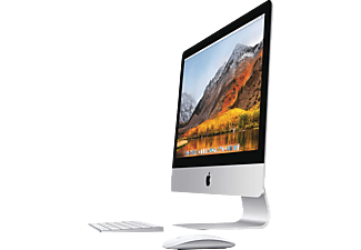 APPLE iMac mit englischer internationaler Tastatur, All-in-One PC mit 21 Zoll Display, Intel® Core™ i5 Prozessor, 8 GB RAM, 1 TB Fusion Drive, Intel® Iris™ Plus-Grafik 640, Silber