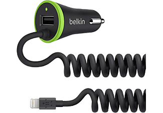 BELKIN F8J154BT04-BLK Ultra-Fast 3.4A Lightning USB Çift Giriş Araç Şarj Cihazı