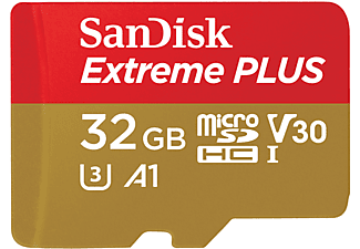 SANDISK Extreme Plus MicroSDHC 32 GB 100 MB/s