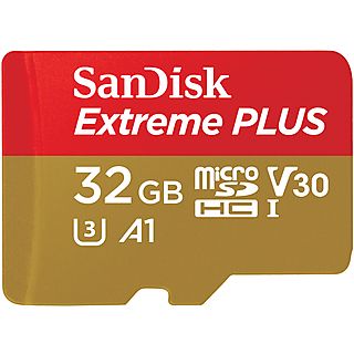 SANDISK Extreme Plus MicroSDHC 32 GB 100 MB/s