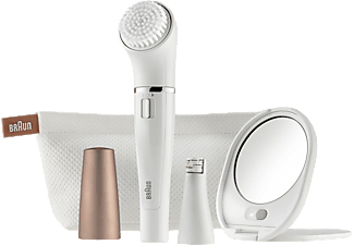 BRAUN Face 831 – Yüz Epilatörü ve Yüz Temizleme Fırçası, Ek Pil ile Birlikte