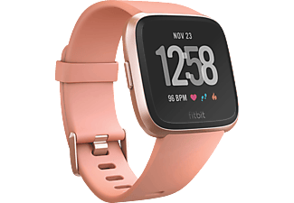 FITBIT Versa - Montre intelligente (S-L, Peach/Rose Gold)