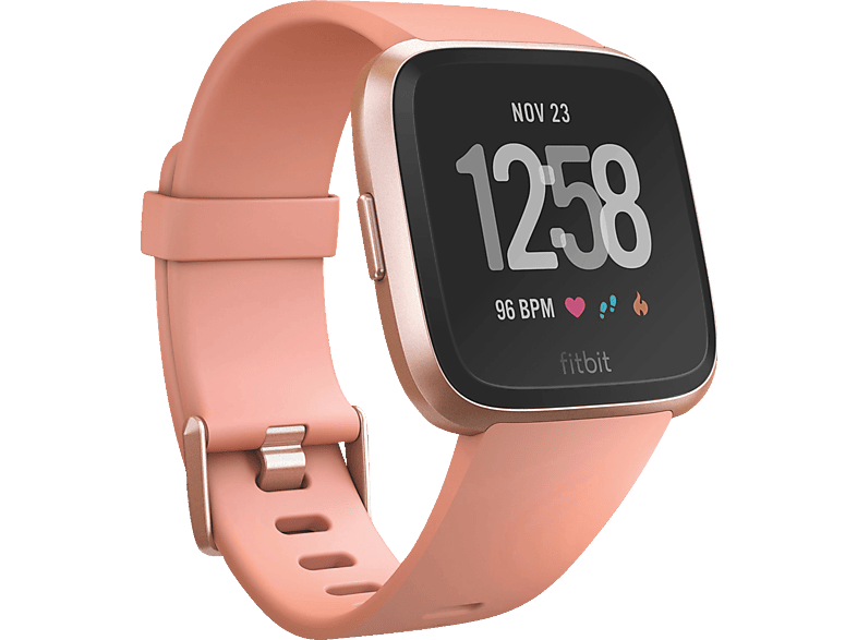 Smartwatch FITBIT Versa Smartwatch Aluminium Elastomer S L Peach