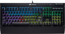 Gaming Tastatur K68 LEDs RGB MX-Red, kabelgebunden, schwarz (CH-9102010-DE)