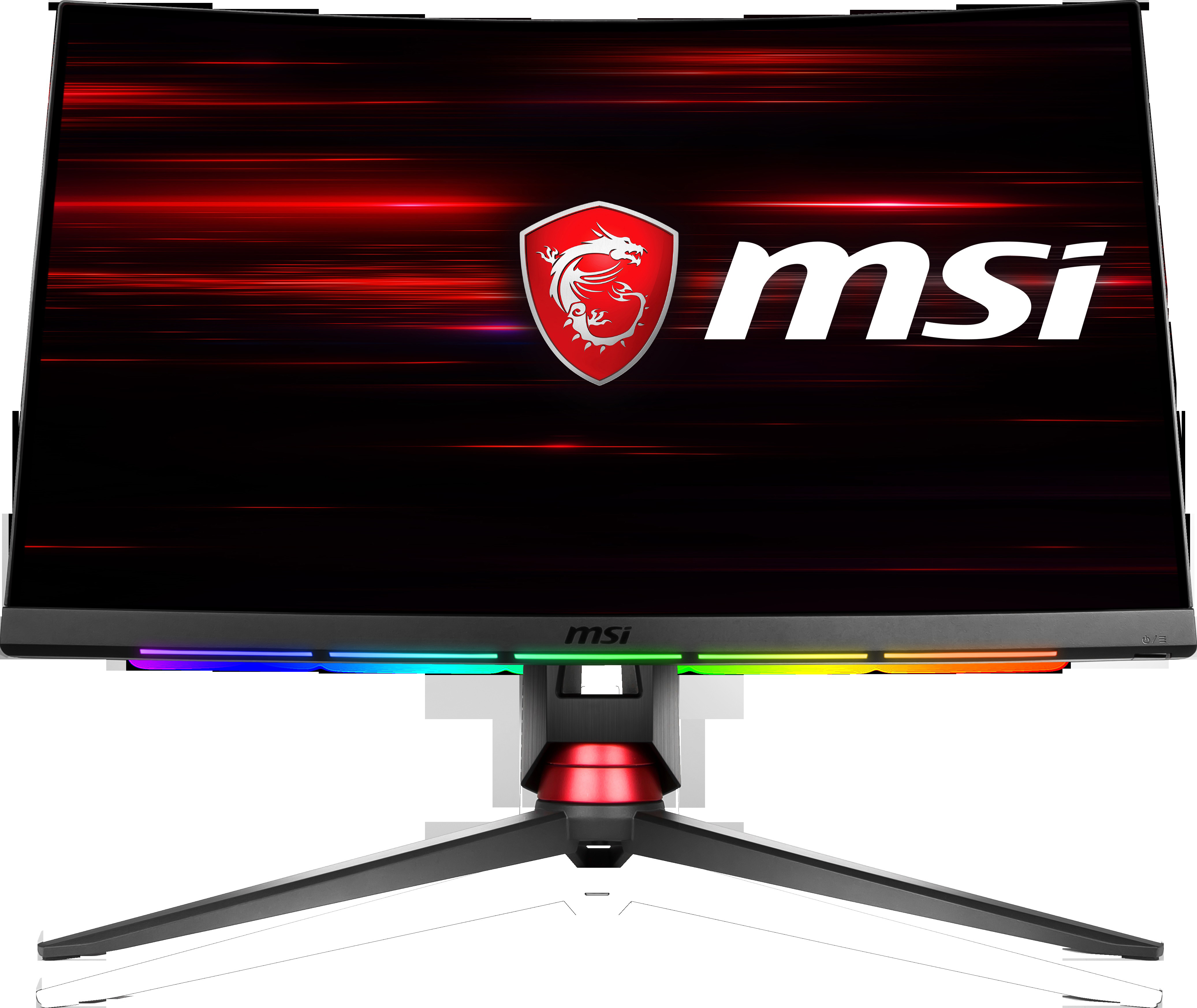 MSI Curved Gaming Monitor Optix MPG27CQ 27 Zoll WQHD 27 Zoll Gaming Monitor, WQHD, 1 ms Reaktionszeit, 250 cd/m², 144 Hz, Schwarz