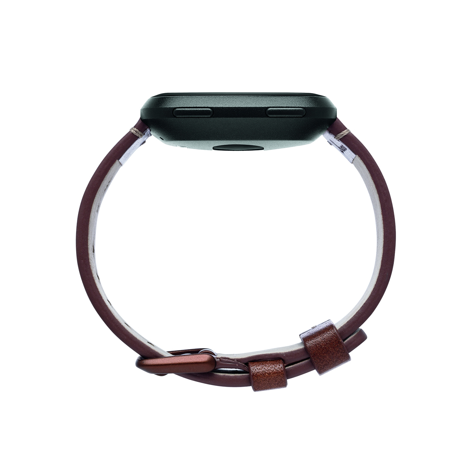 FITBIT FB166LBDBS VERSA BAND LEATHER COGNAC SMALL, Ersatz-/Wechselarmband, Cognac