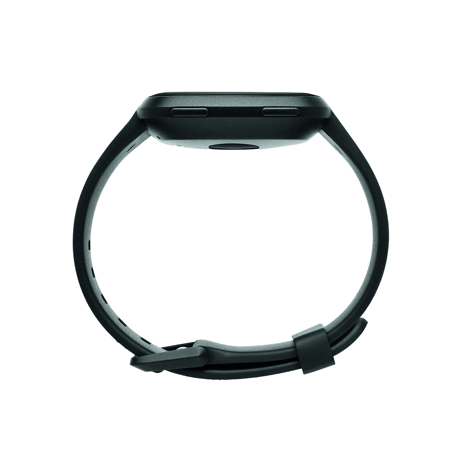 FITBIT FB166ABBKL Versa classic Large, Ersatz-/Wechselarmband, Black