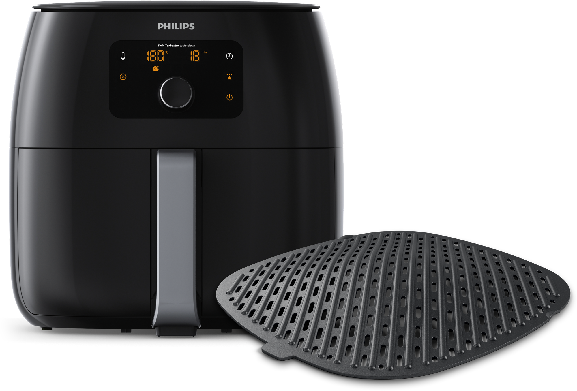PHILIPS  HD9654/90 Premium XXL - Heteluchtfriteuse - Zwart - 1,4 kg - 2225 W