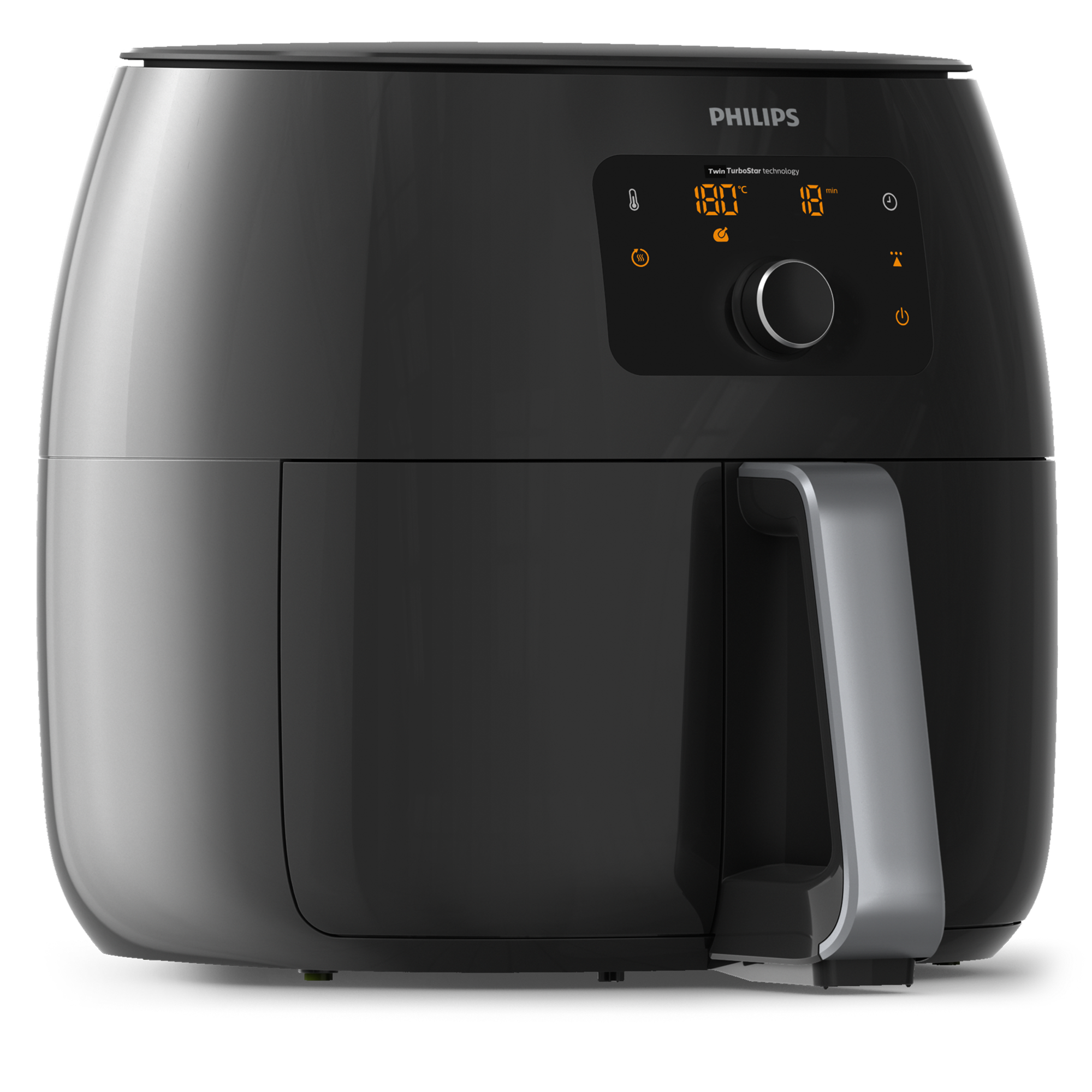 PHILIPS  HD9654/90 Premium XXL - Heteluchtfriteuse - Zwart - 1,4 kg - 2225 W