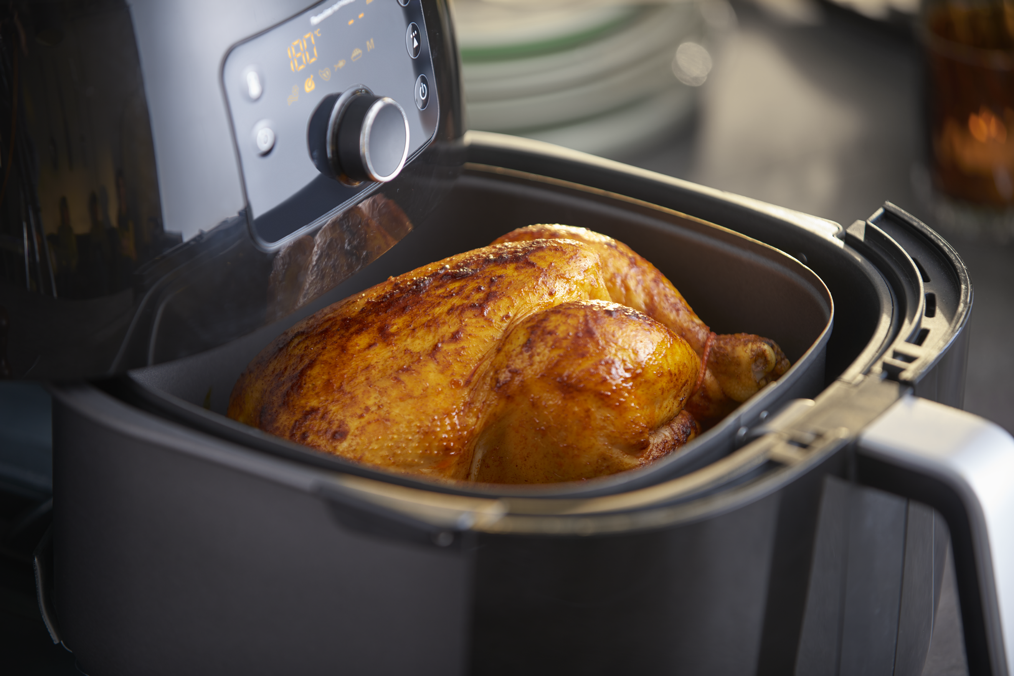 PHILIPS  HD9654/90 Premium XXL - Heteluchtfriteuse - Zwart - 1,4 kg - 2225 W