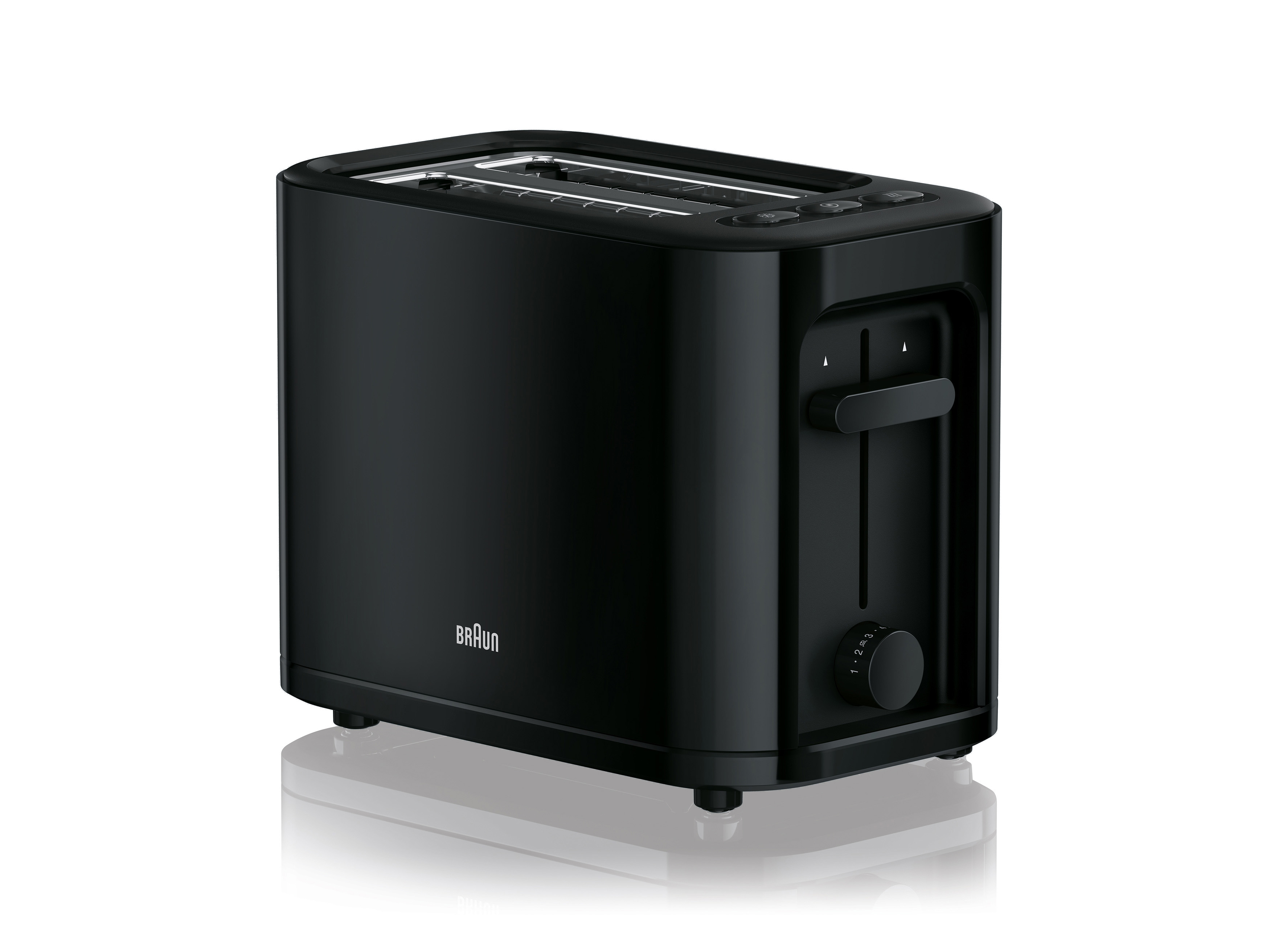BRAUN PurEase HT Toaster 2) Watt, Schwarz BK Schlitze: 3010 (1000