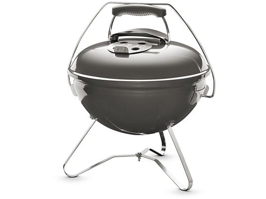 WEBER Holzkohlegrill Smokey Joe Premium mit 37 cm Durchmesser in Smoke Grey Holzkohlegrill, Smoke Grey 