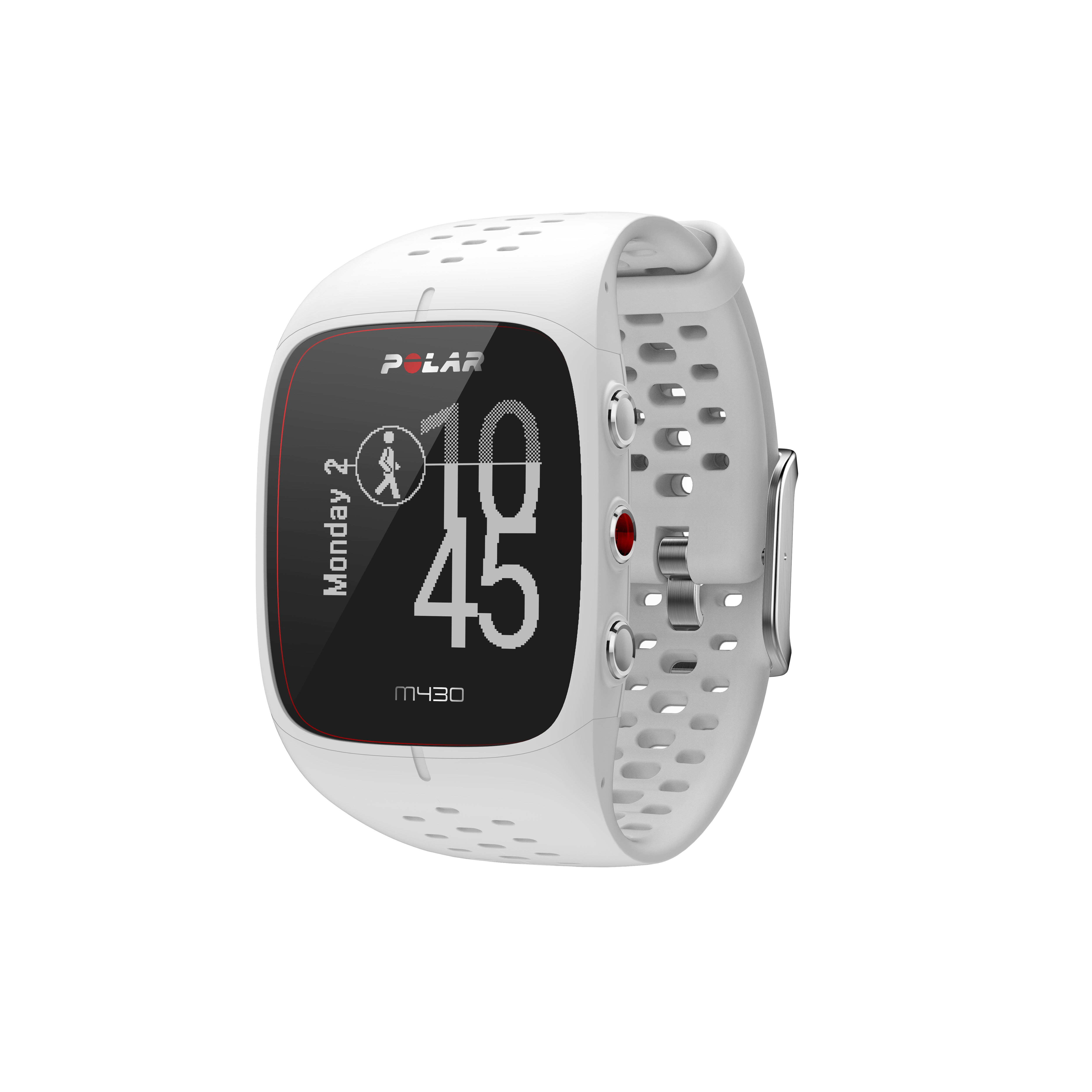 POLAR M430, Smartwatch, 130-187 mm, Weiß