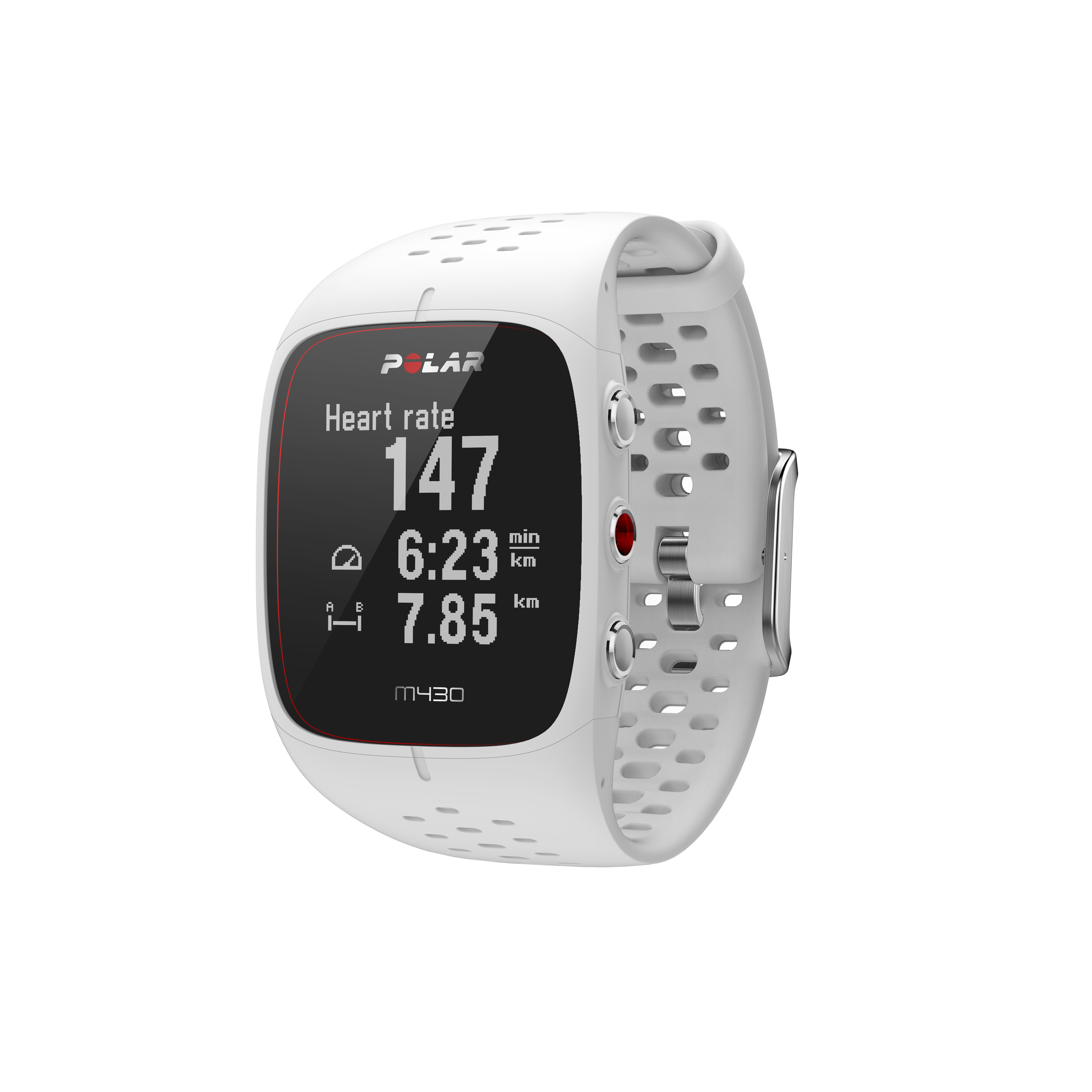 POLAR M430, Smartwatch, 130-187 mm, Weiß
