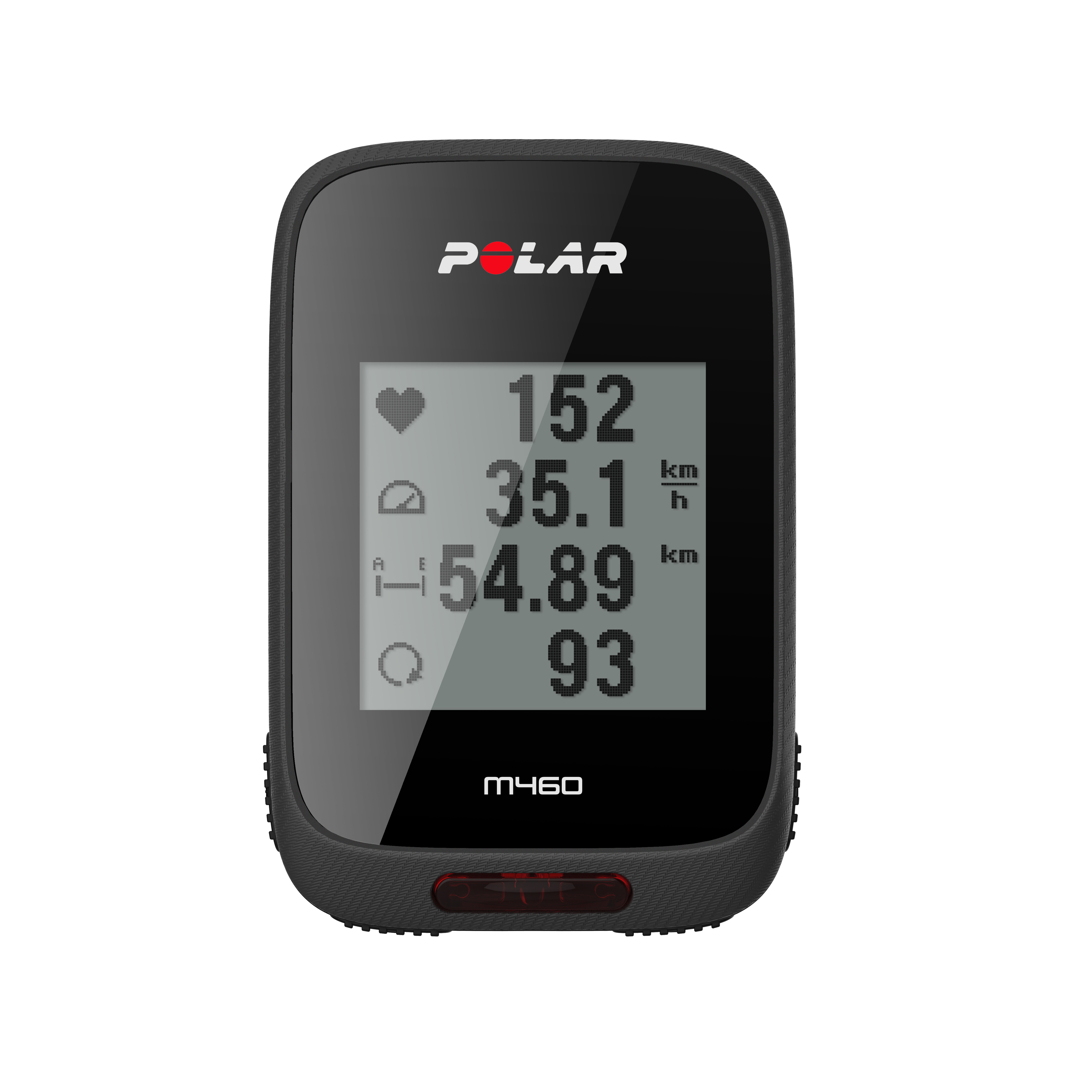 POLAR M460 GPS, Fahrradcomputer, -, Schwarz