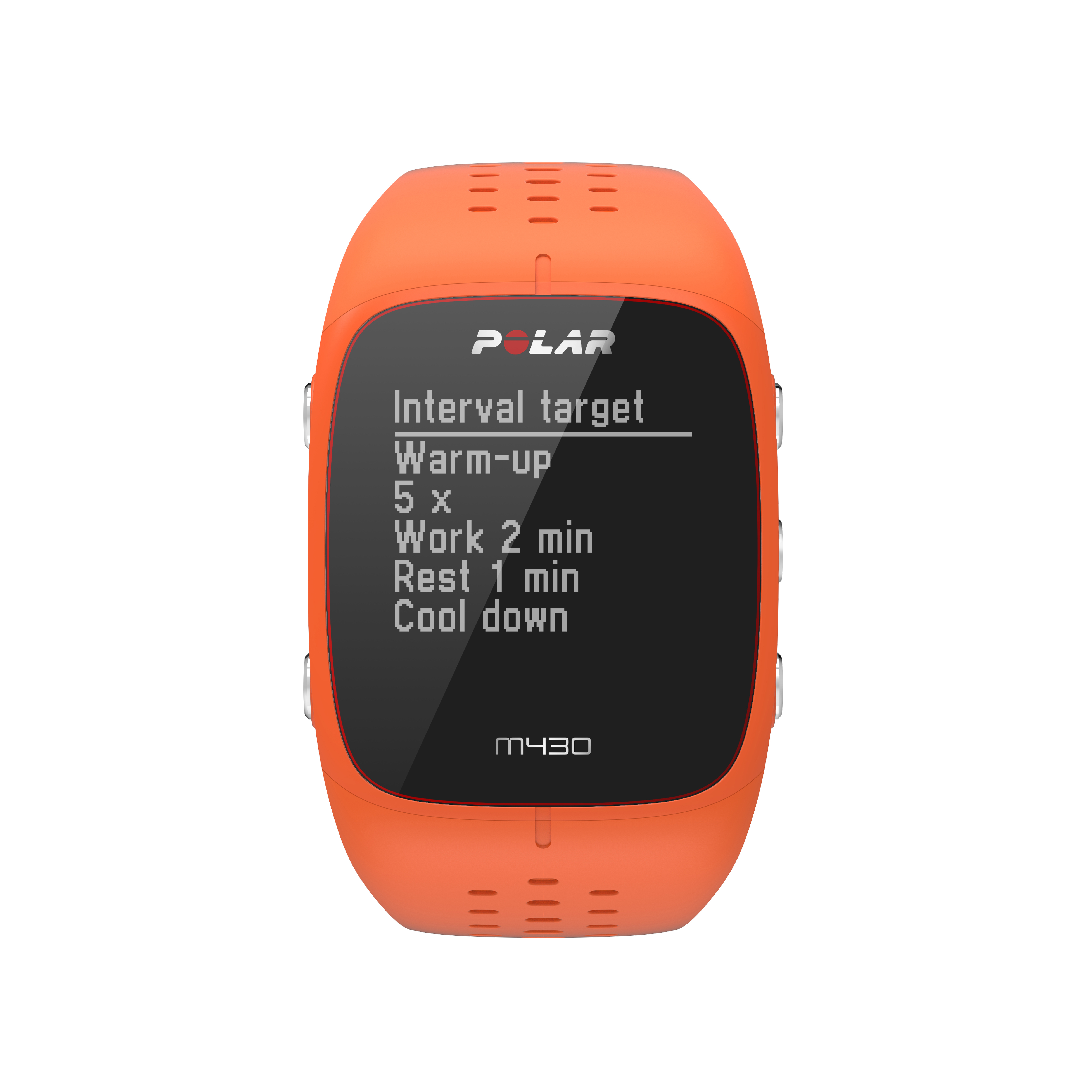 POLAR M430, Fitness Tracker, 130-230 mm, Orange