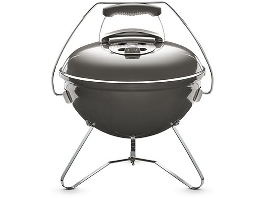 WEBER Holzkohlegrill Smokey Joe Premium mit 37 cm Durchmesser in Smoke Grey Holzkohlegrill, Smoke Grey 