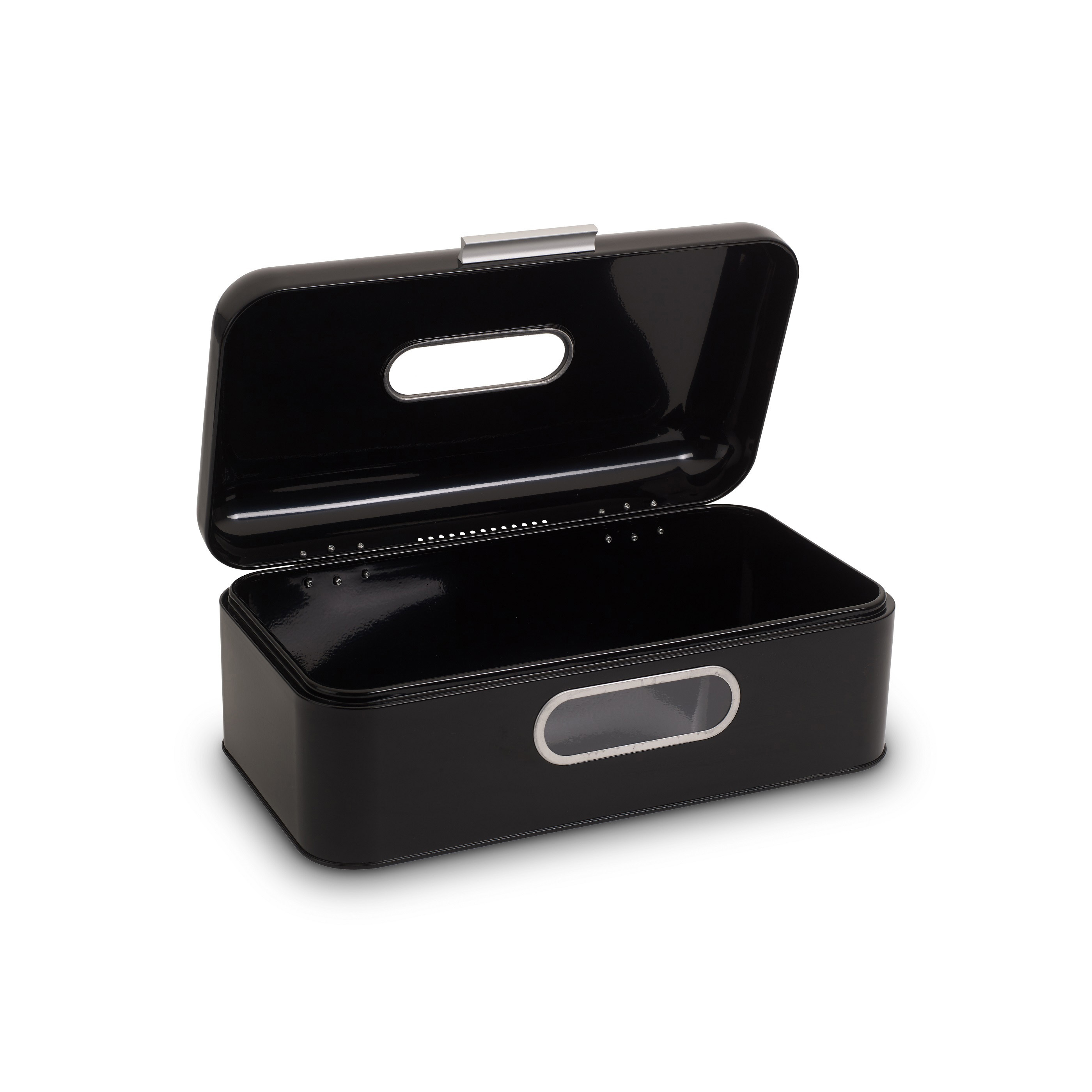 ECHTWERK EW-BB-0160 Retro-Design Brotkasten Schwarz