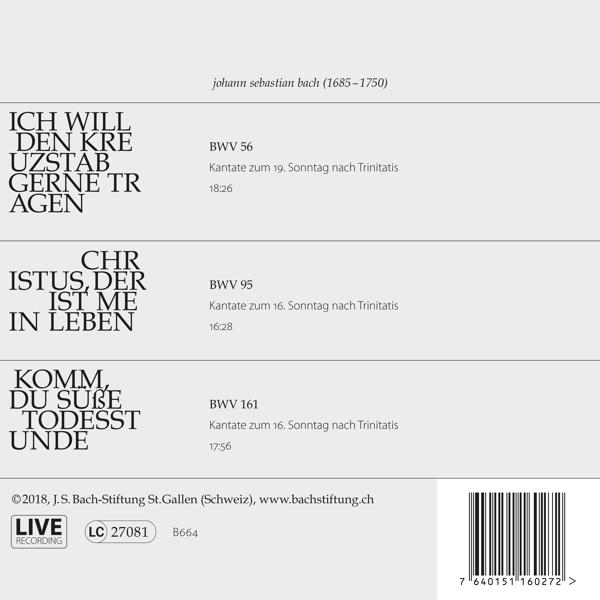 Chor & Orchester der J. S. Bach-Stiftung - Kantaten No°22  - (CD)