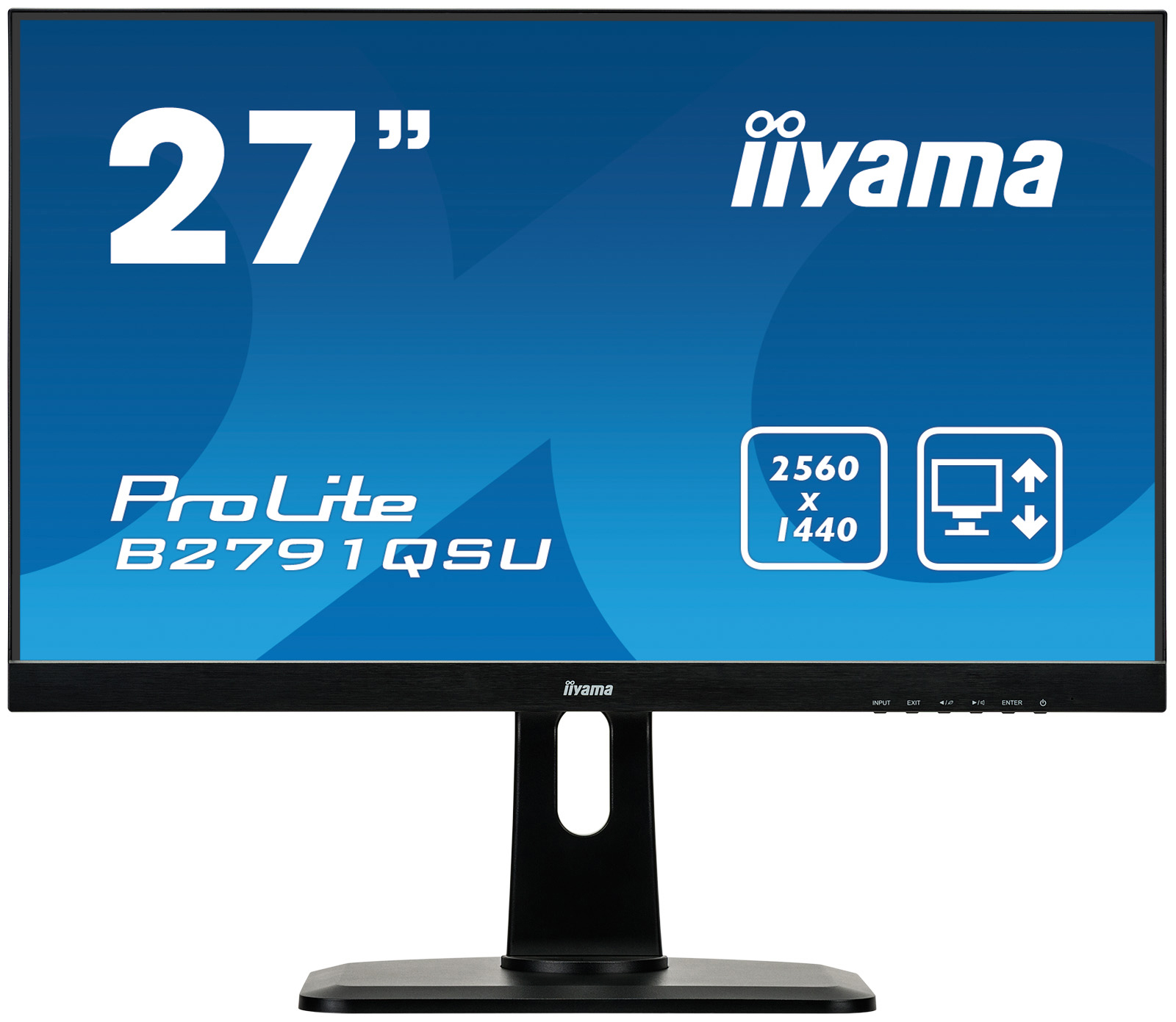 IIYAMA PROLITE B2791QSU-B1 27 Zoll  WQHD  Monitor  1 ms Reaktionszeit  