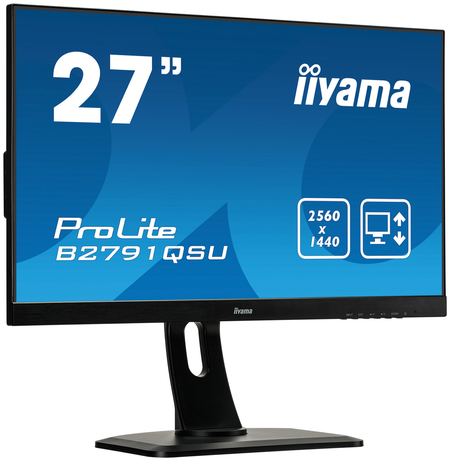 IIYAMA PROLITE B2791QSU-B1 27 Zoll  WQHD  Monitor  1 ms Reaktionszeit  