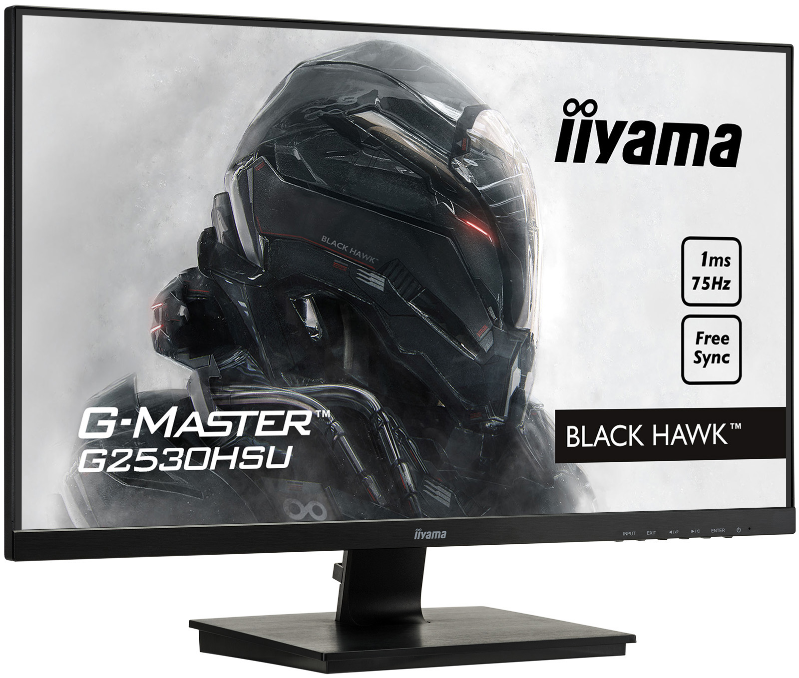 IIYAMA G-MASTER G2530HSU-B1 24,5 Zoll  Full-HD  Gaming Monitor  1 ms Reaktionszeit  