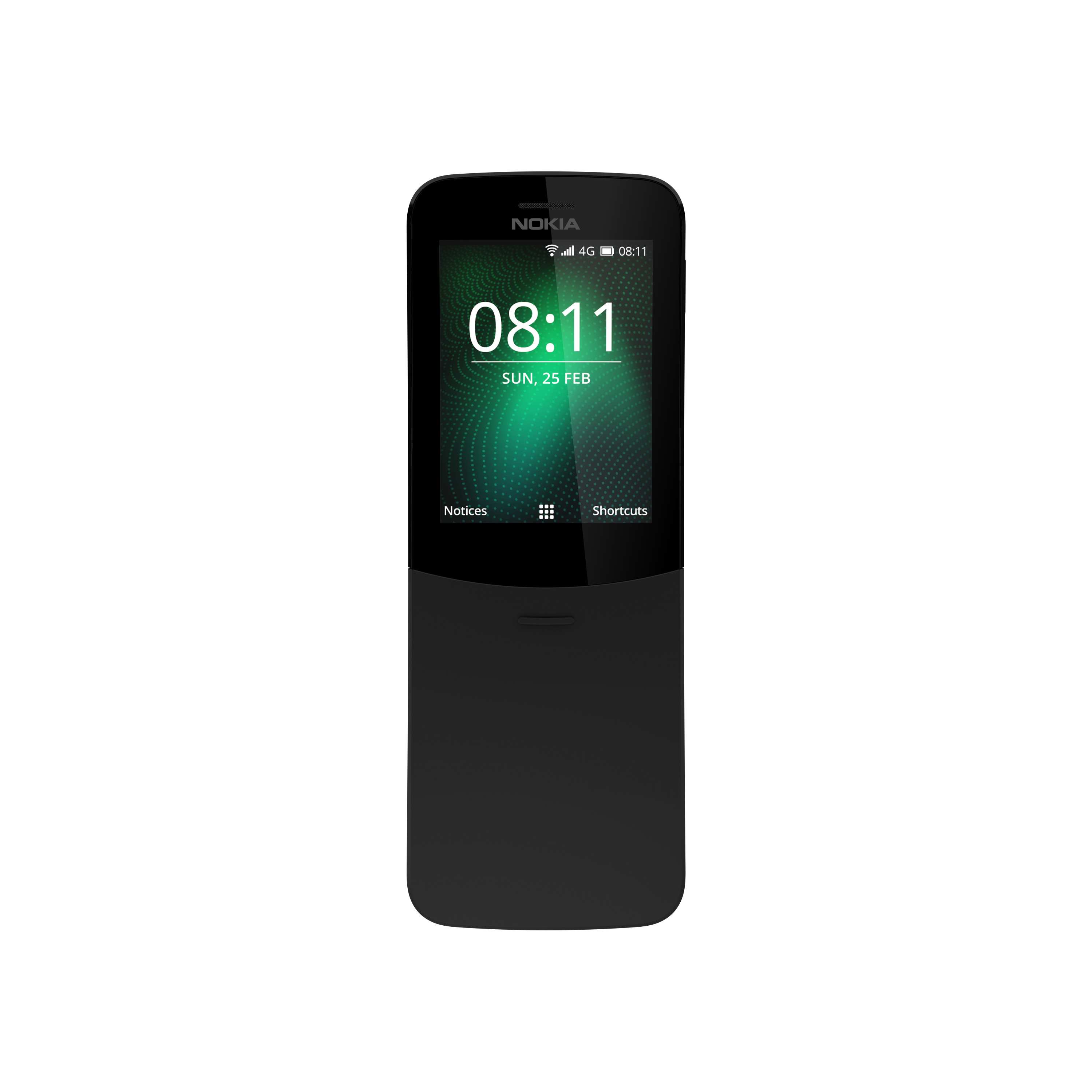 NOKIA 8110 4G Handy, Schwarz