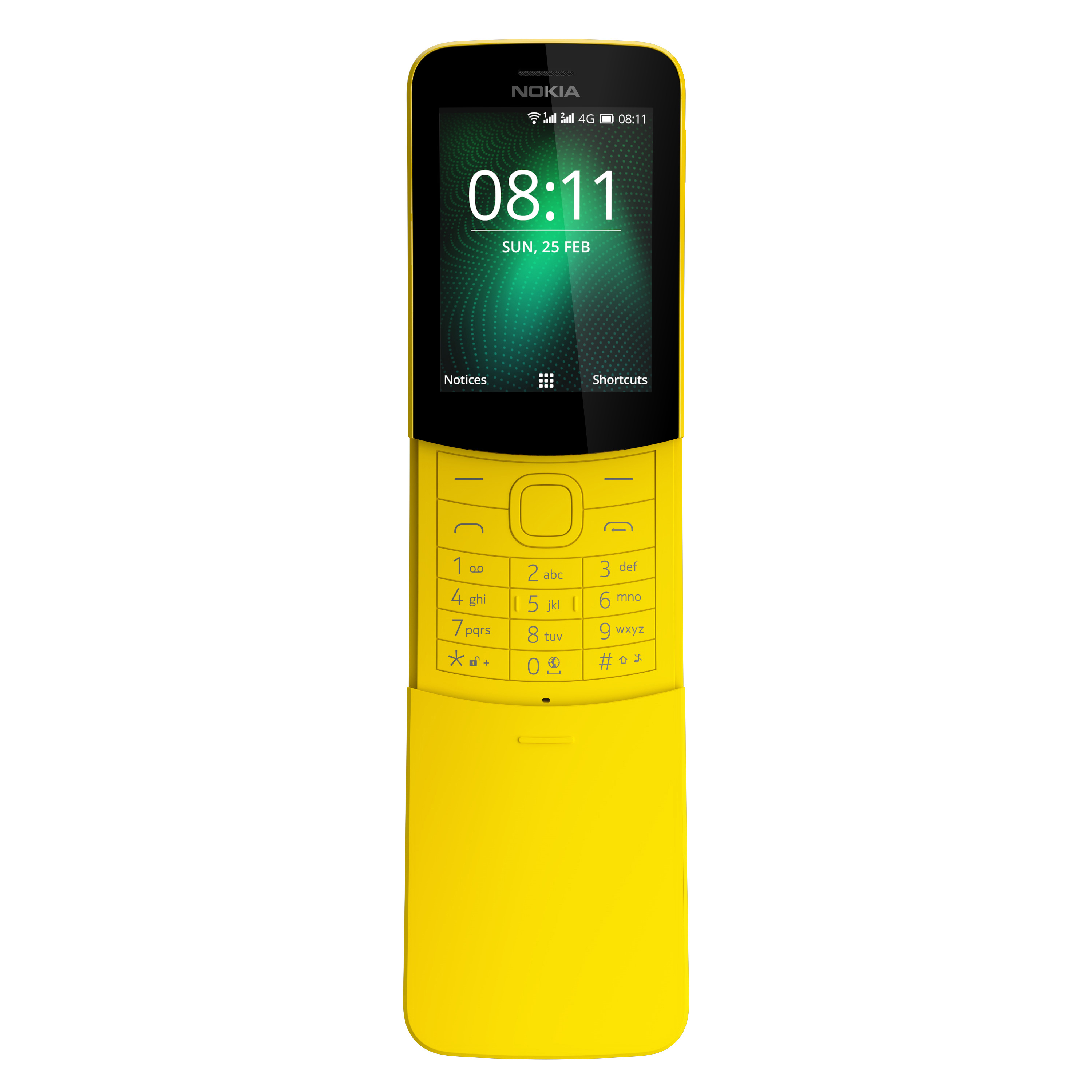 NOKIA 8110 4G Handy, Gelb