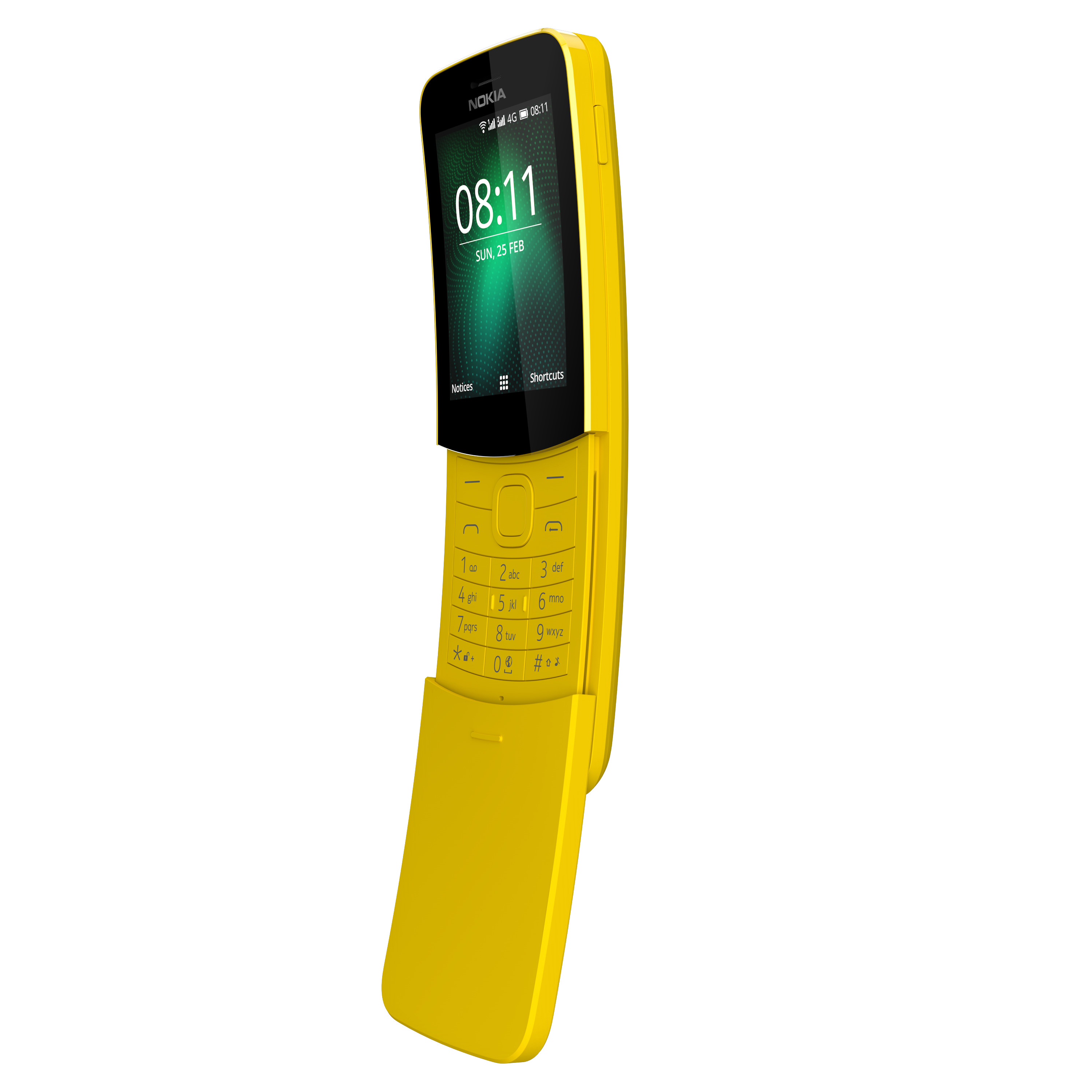 NOKIA 8110 4G Handy, Gelb