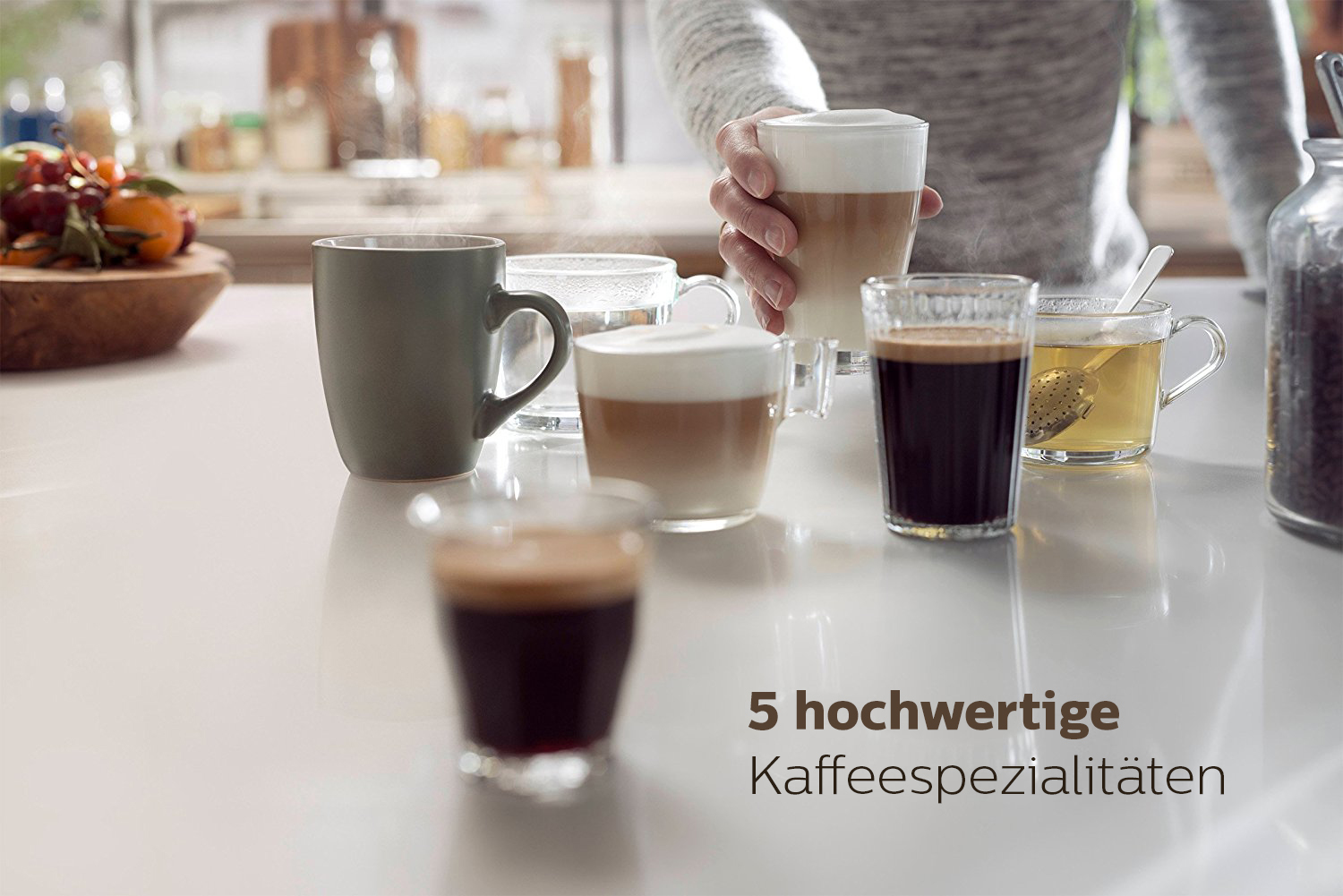 PHILIPS EP5365/10 5000 Kaffeevollautomat Edelstahl