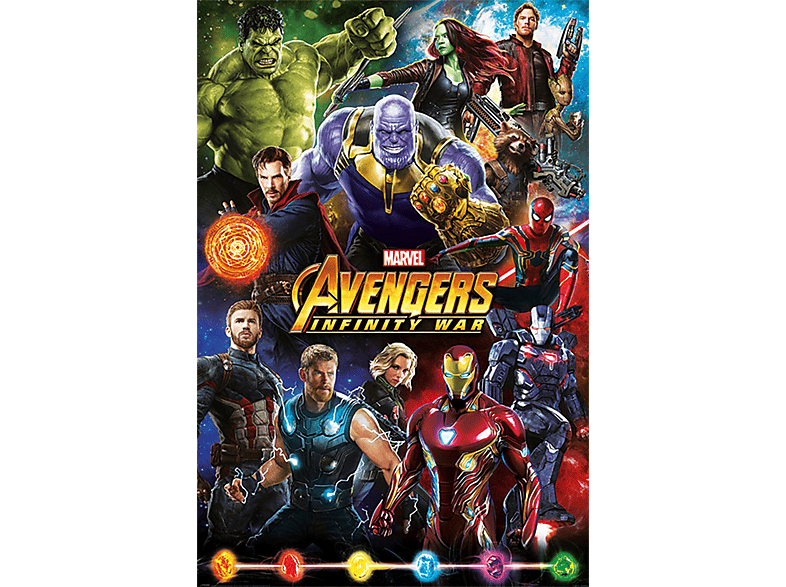 PYRAMID INTERNATIONAL Avengers Infinity War Poster Helden Großformatige Poster