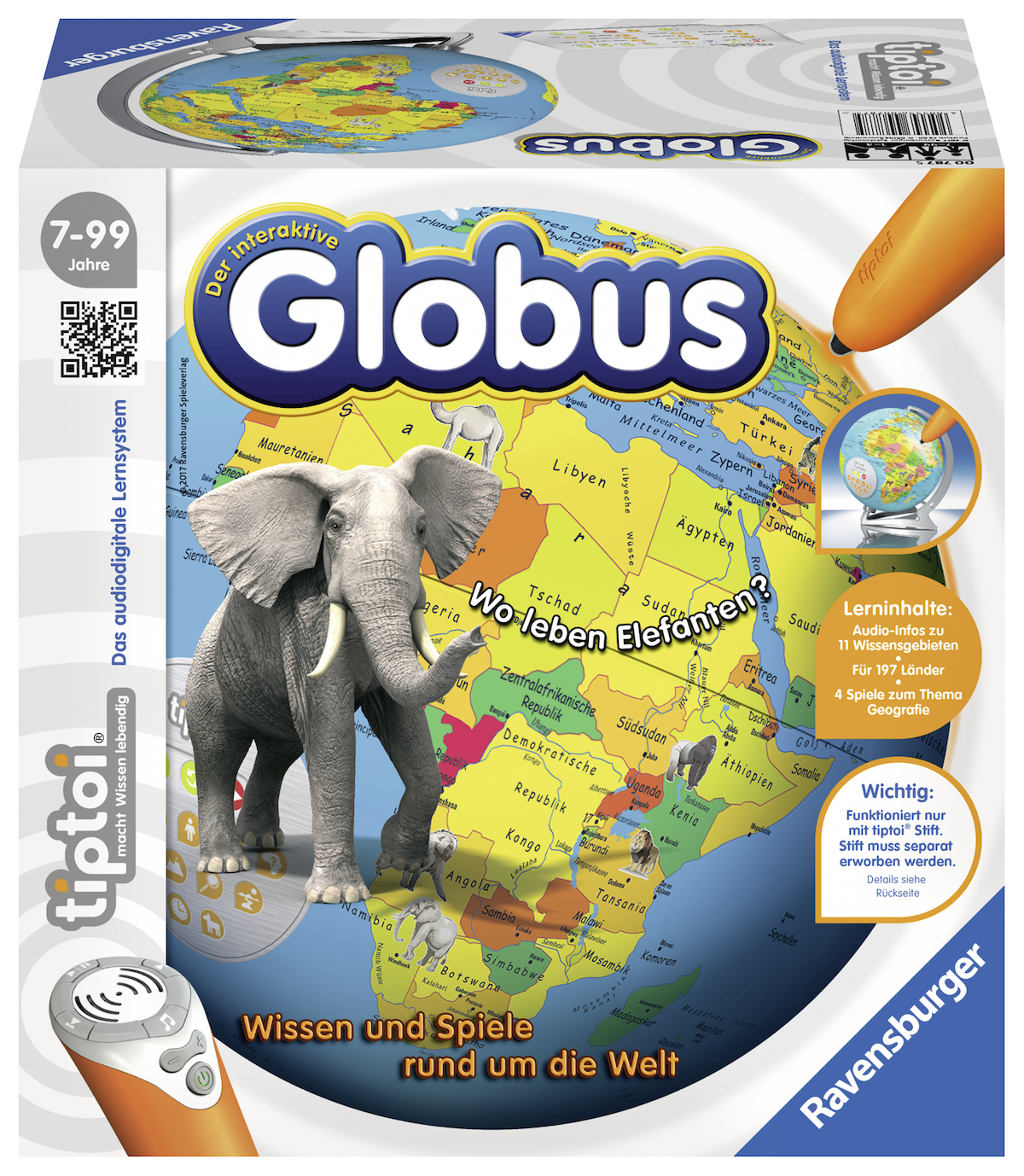 TIPTOI tiptoi® Der interaktive Globus tiptoi® Mehrfarbig