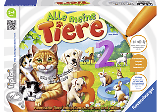 RAVENSBURGER Alle meine Tiere - tiptoi® (Multicolore)