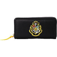 HALF MOON BAY Harry Potter Geldbeutel Hogwarts Logo Geldbeutel, Schwarz