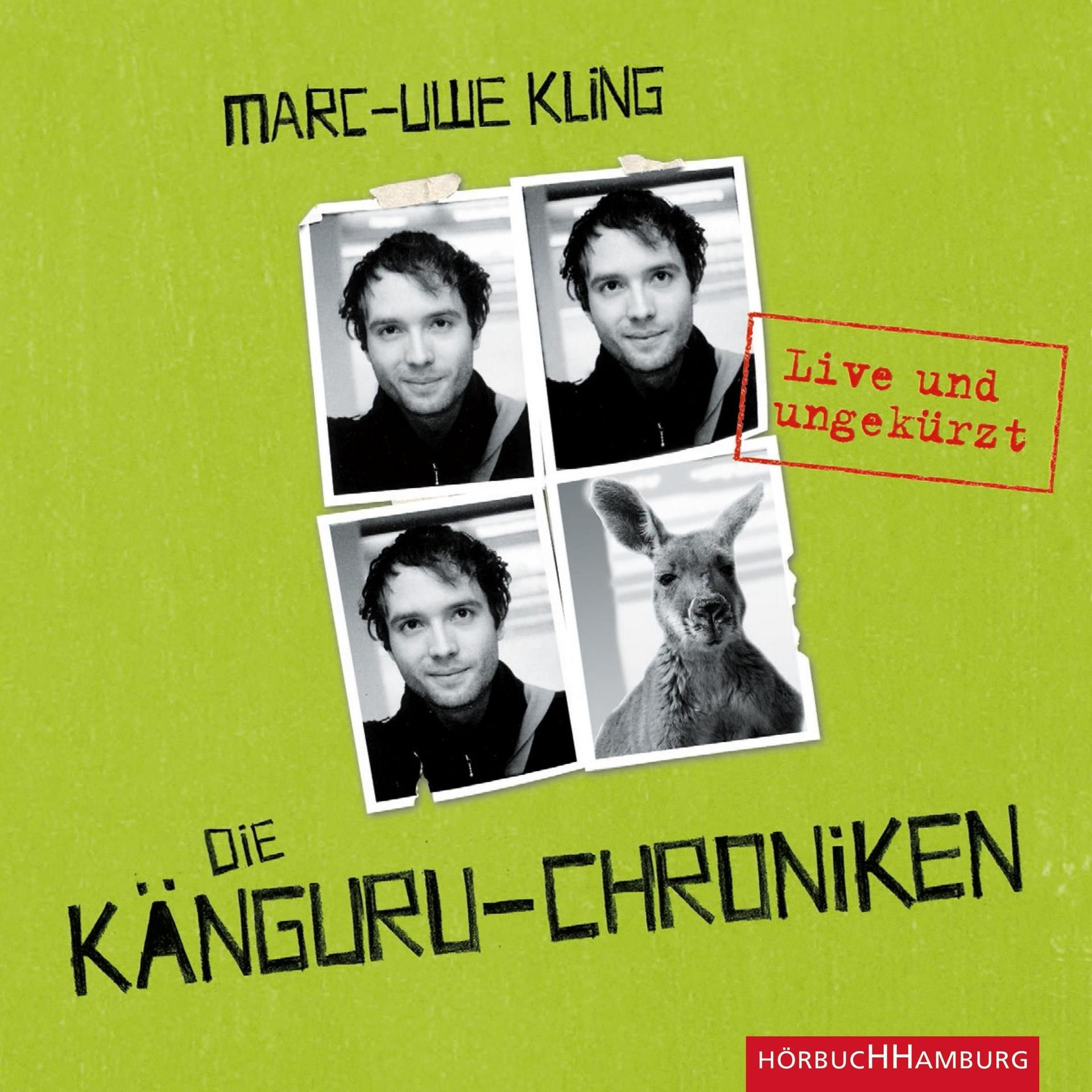 Albumcover mit Mann und Känguru. Text: Die Känguru-Chroniken.