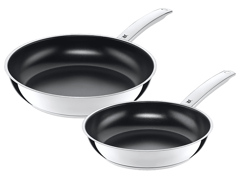 WMF 07.4802.6021 Durado Pfannen-Set (Edelstahl, 24 cm und 28 cm, passend für alle Herdarten)