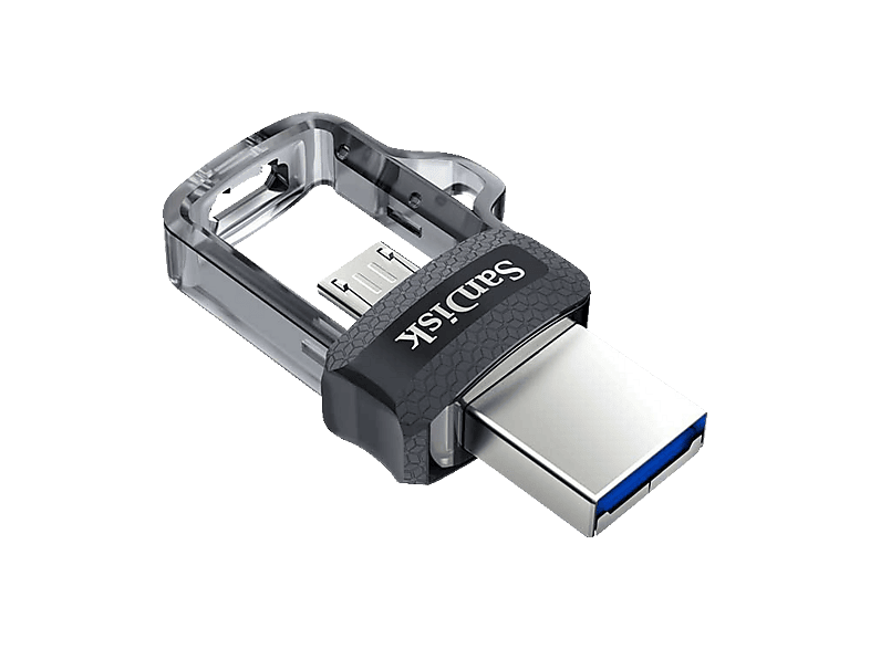 SANDISK 64GB Ultra Dual Drive m3.0 USB 3.0 USB Stick, Flash-Laufwerk, microUSB- und Typ-A-Steckverbindern — Foto 2 von 5