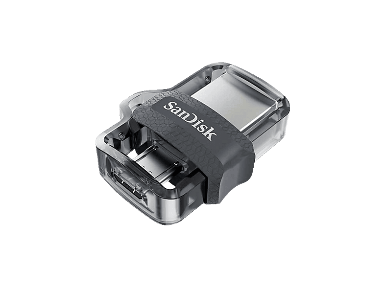 SANDISK 64GB Ultra Dual Drive m3.0 USB 3.0 USB Stick, Flash-Laufwerk, microUSB- und Typ-A-Steckverbindern — Foto 3 von 5