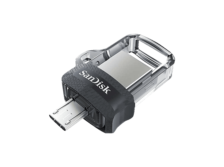 SANDISK 64GB Ultra Dual Drive m3.0 USB 3.0 USB Stick, Flash-Laufwerk, microUSB- und Typ-A-Steckverbindern — Foto 4 von 5