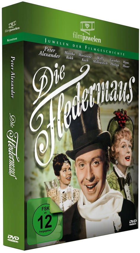 DVD-Cover: Mann mit Zylinder mit Schauspielern.