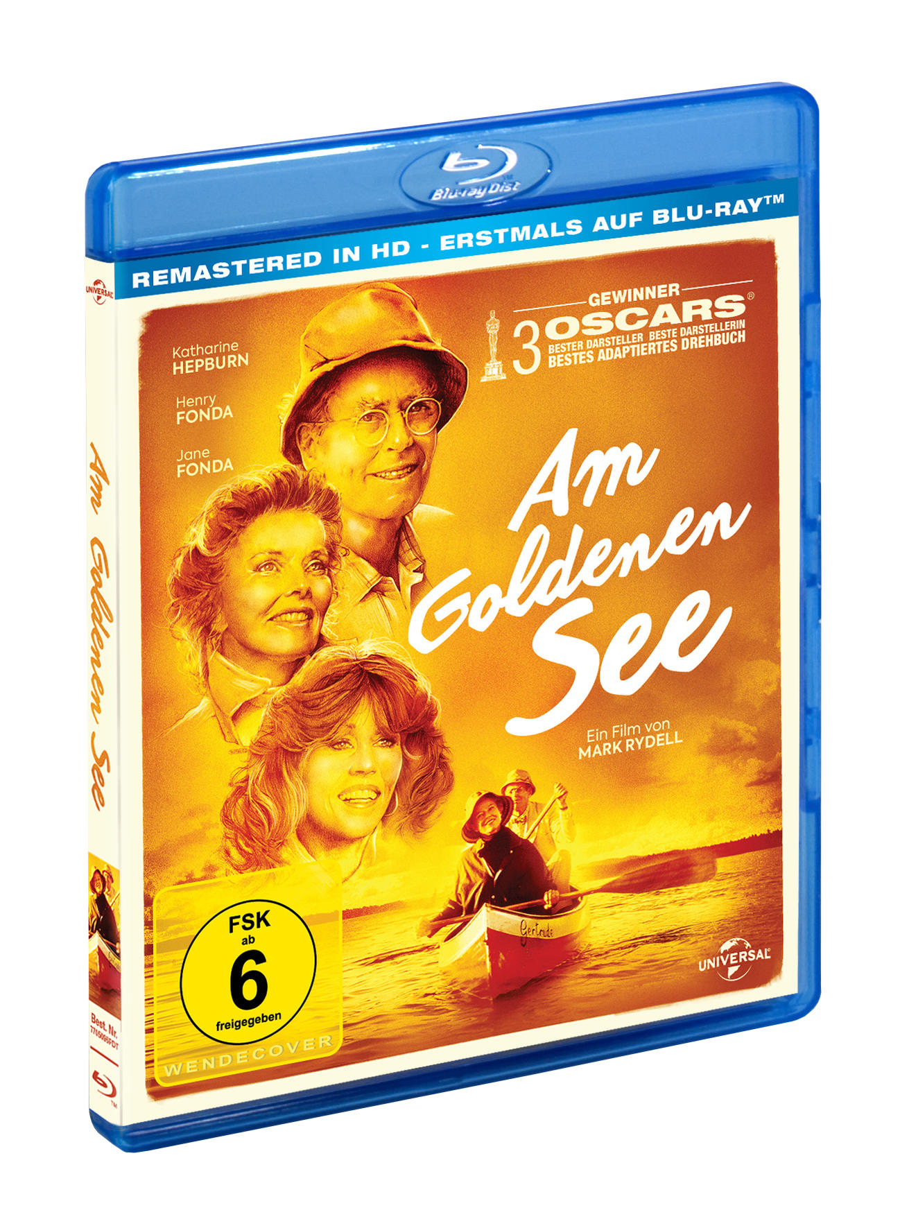 Blu-ray-Box mit dem Film Am Goldenen See. Mit den Schauspielern: Katharine Hepburn, Henry Fonda und Jane Fonda.