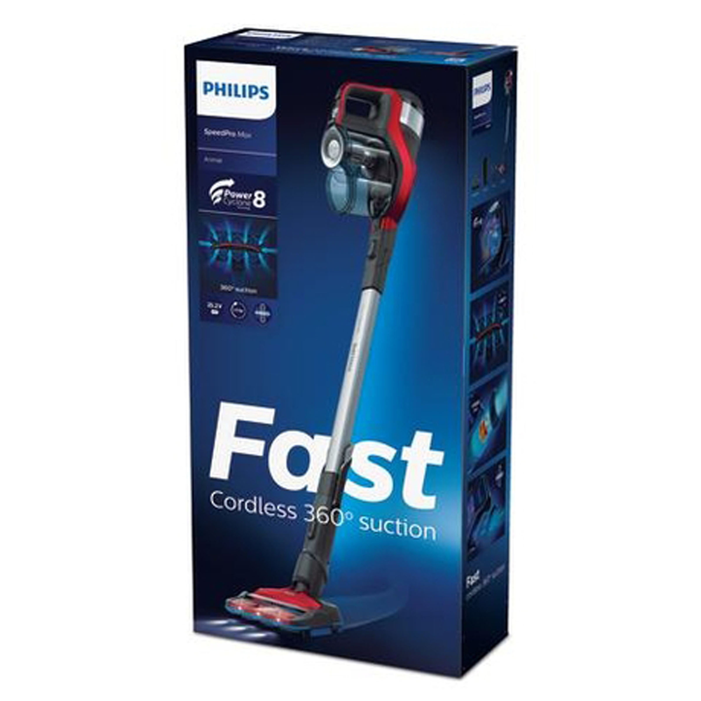 PHILIPS FC 6823/01 Speed pro Max Stielsauger, Akkubetrieb