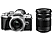 OLYMPUS E-M10III Double Zoom Kit - Systemkamera Silber
