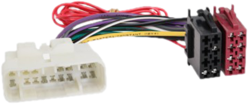 RTA ADAPTER ISO LEXUS/TOYOTA - ISO Adapterkabel (Schwarz/Rot)