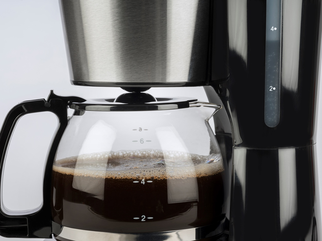 KORONA 12113 Kaffeemaschine Edelstahl/Schwarz