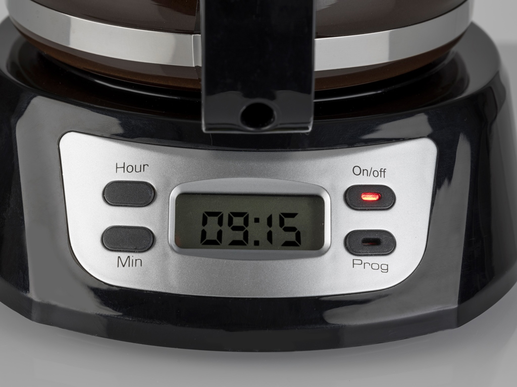 KORONA 12113 Kaffeemaschine Edelstahl/Schwarz