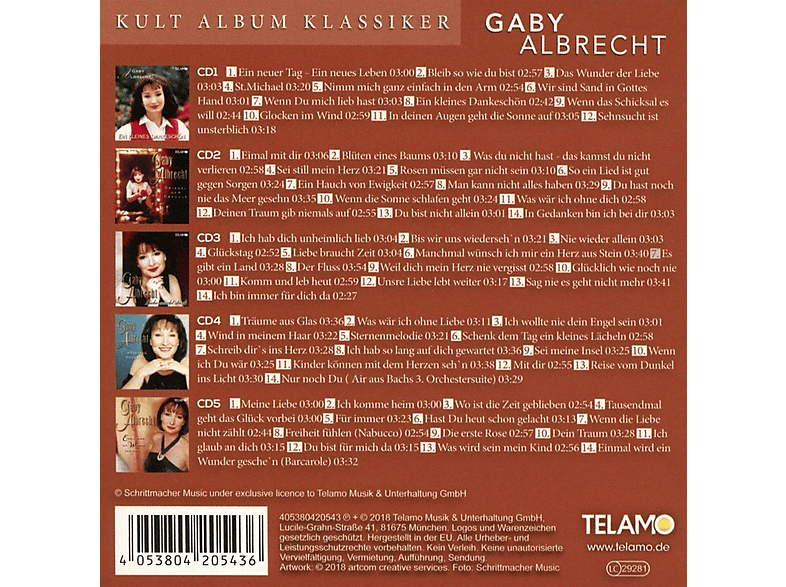 Thumbnail - Gaby Albrecht - Kult Album Klassiker (CD)