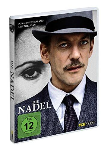 DVD-Cover: Mann in Anzug und Hut, Schwarz-Weiß-Bild eines Frauenauges auf der Seite.