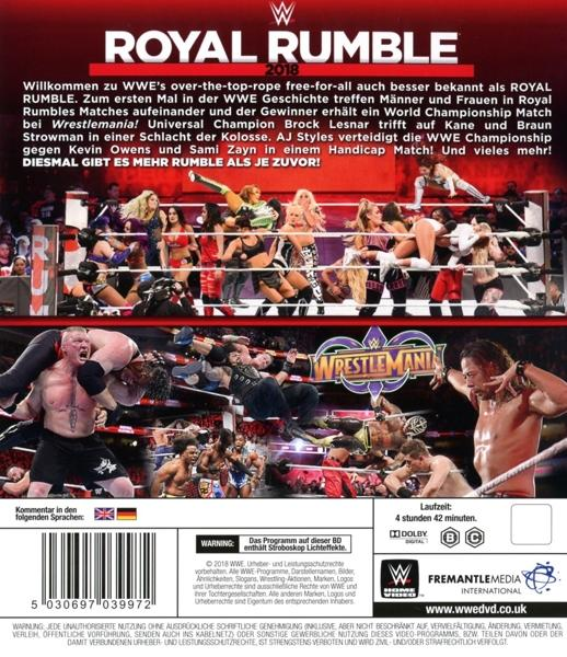 Royal Rumble 2018 Blu-ray